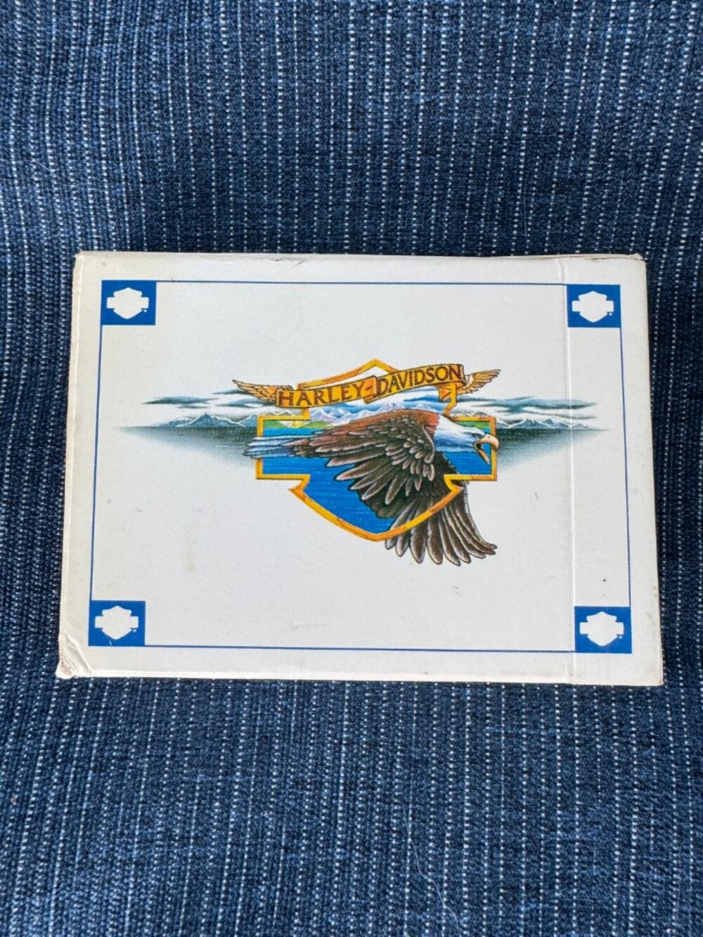 Vintage Harley-Davidson Hoyle Eagle Playing Cards Complete Deck USA